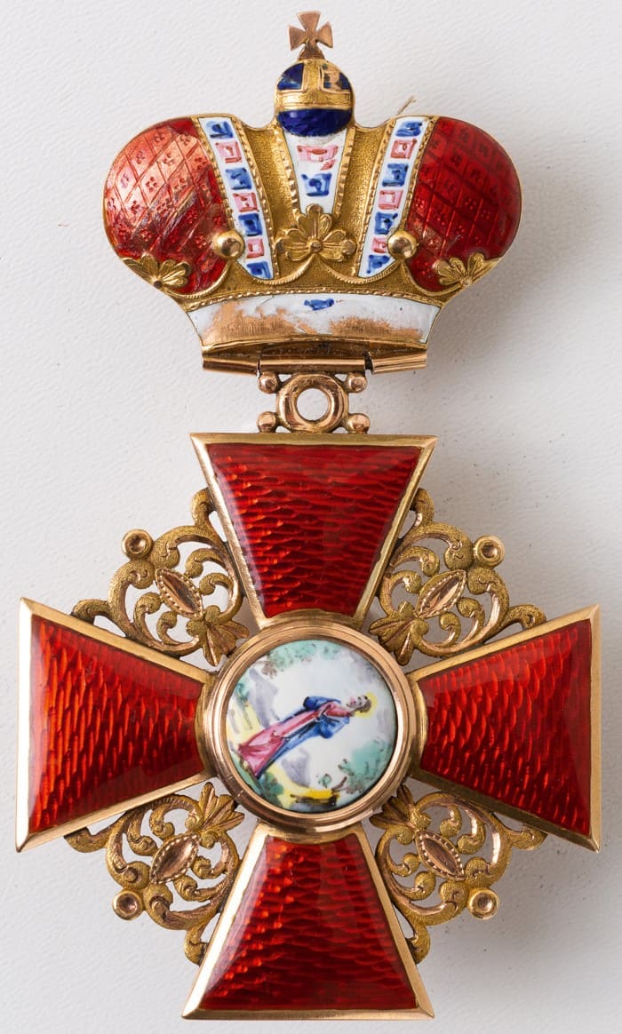 1-я степень ордена Святой Анны с императорской короны IP.jpg