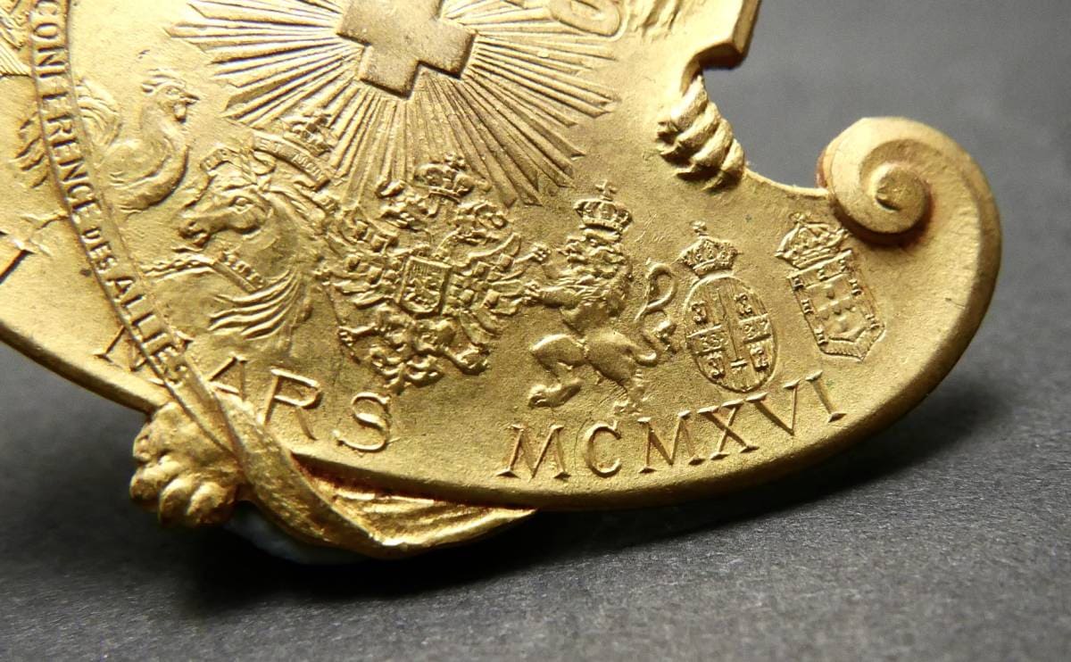 1916 Red Cross Allies' Conference in  Paris Badge.jpg 1916 Red Cross Allies' Conference in  Paris Badge.jpg