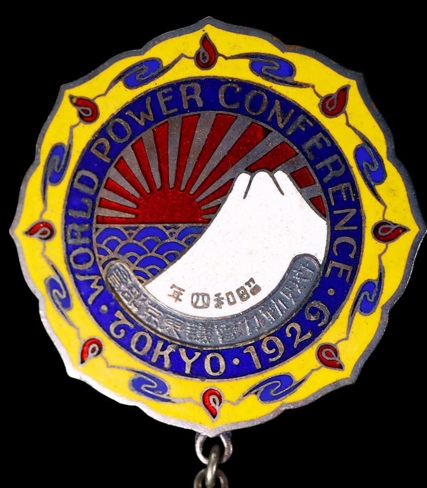 1929 World Power Conference in Tokyo Participant Badge.jpg
