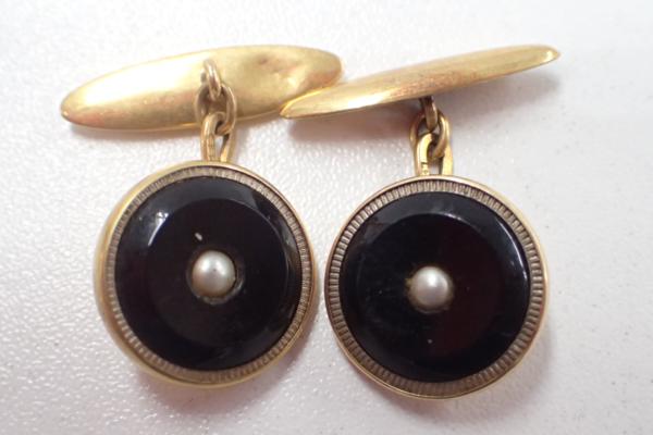 1932 Army Special Large Maneuvers Osaka Prefecture  Commemorative Cufflinks.jpg