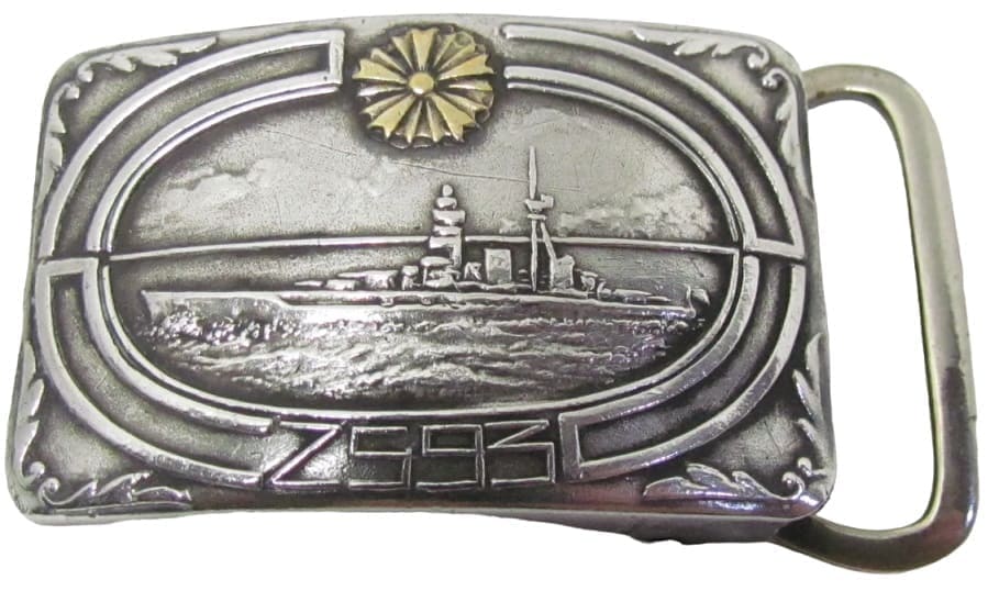 1933  Special Large Maneuvers Naval Review Commemorative Belt Buckles.jpg