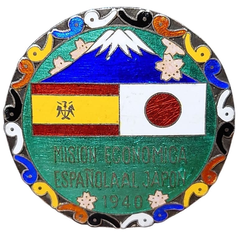 1940 Spanish Economic Mission Visit to Japan Badge.jpeg