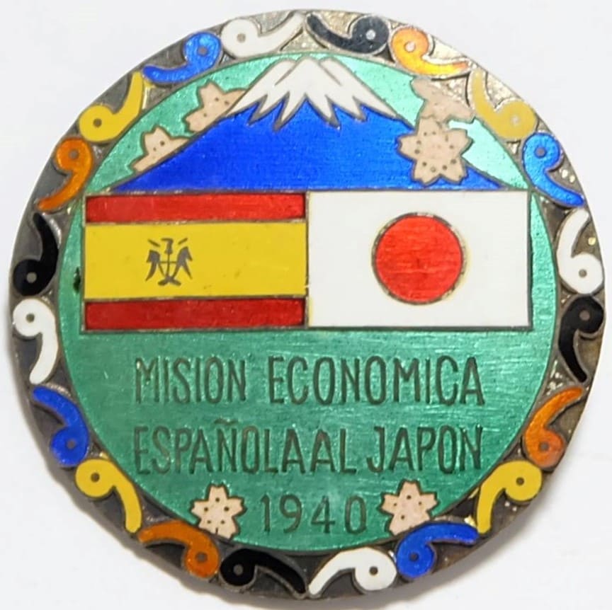 1940 Spanish Economics Mission in Japan Badge.jpg