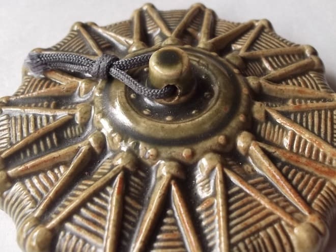 1942 Minister of War Commendation Commemorative Ceramic  Paperweight.jpg
