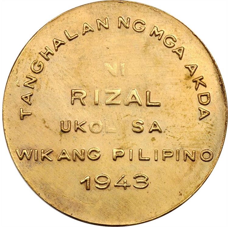 1943 Jose Rizal  Brass Medal.jpg