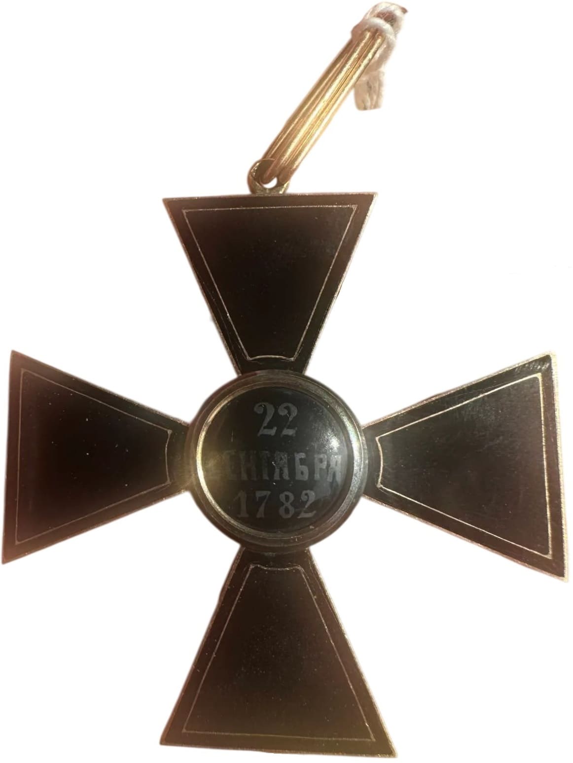 1st 2nd class cross of flat black  enamel made by Ivan Osipov workshop.jpg