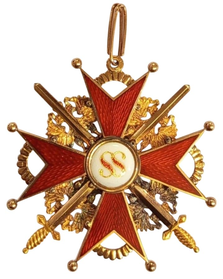 1st 2nd class St. Stanislaus with  swords made by Fabergé.jpg