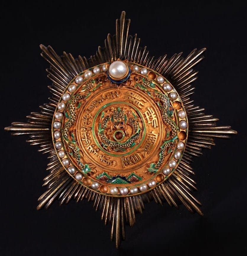 1st Class 1st Grade Double Dragon order breast star.jpg