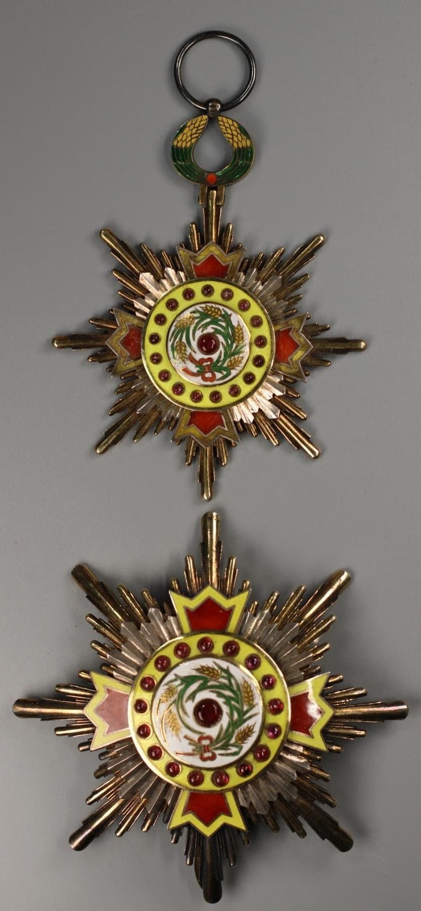 1st class Orders of Precious Brilliant Golden Grain/一等寳光嘉禾