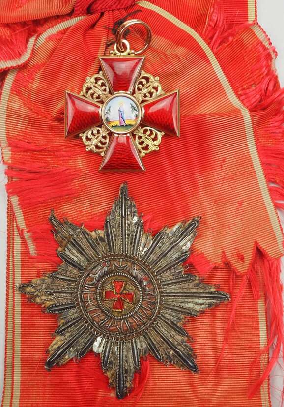 1st  class Order of  Saint Anna made by Immanuel Pannasch.jpg