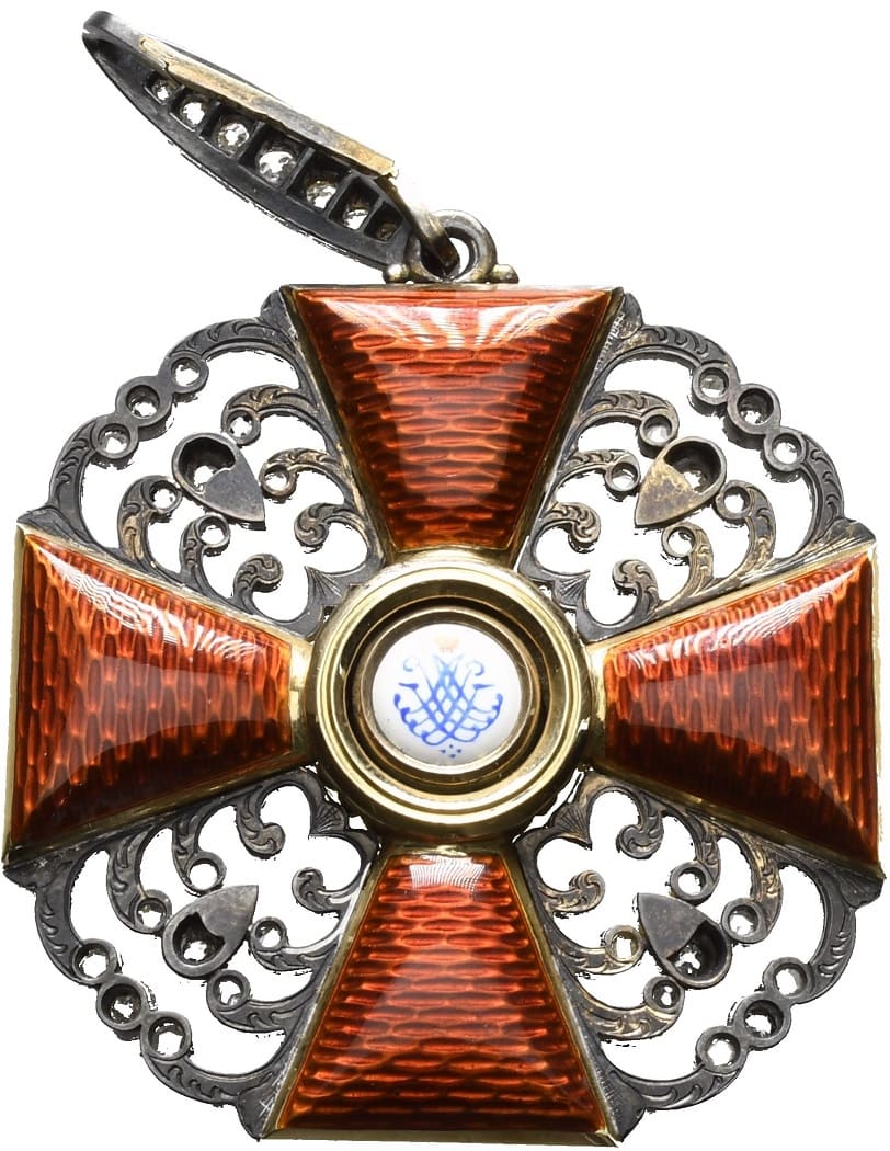 1st class Order of Saint Anna with  Diamonds for Non-Christians made by Karl Blank workshop.jpg 1st class Order of Saint Anna with  Diamonds for Non-Christians made by Karl Blank workshop.jpg