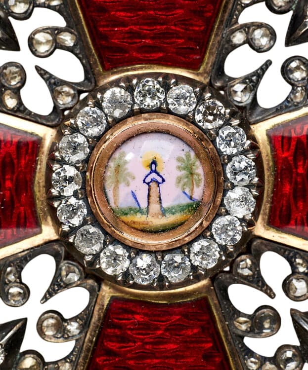 1st class Order of Saint Anna  with Diamonds made by Dmitriy Osipov workshop.jpg