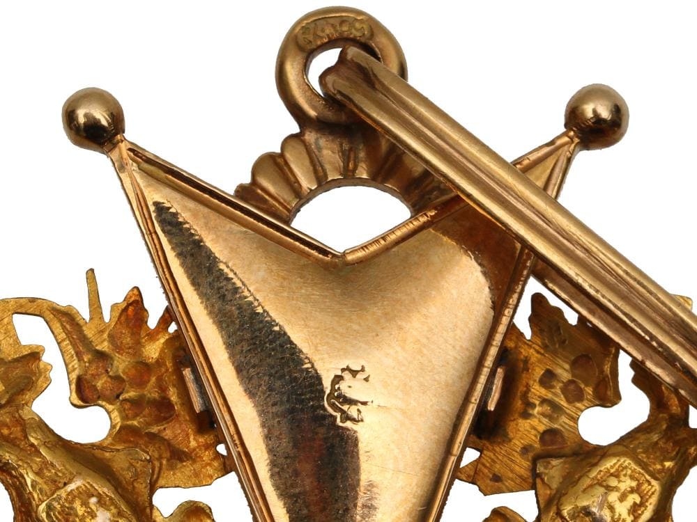 1st class Order of Saint Stanislaus awarded  in 1906 to Senator Ernest Noël.jpg