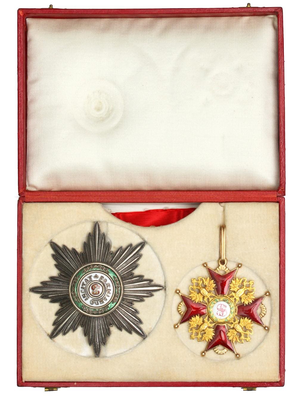 1st  class  Order of Saint Stanislaus awarded in 1906 to Senator Ernest Noël.jpg