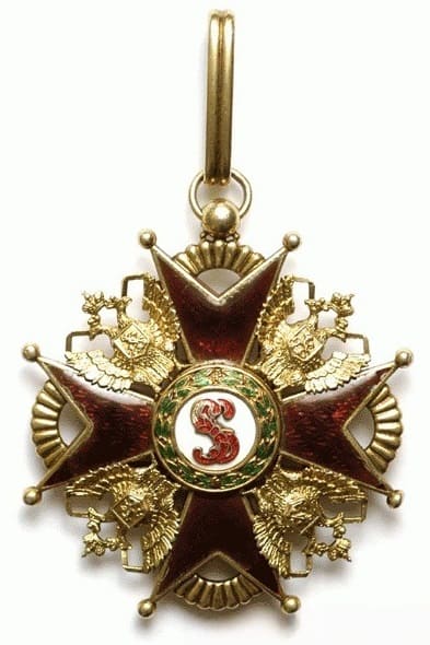 1st class Order of Saint Stanislaus made by  Chobillion.jpg