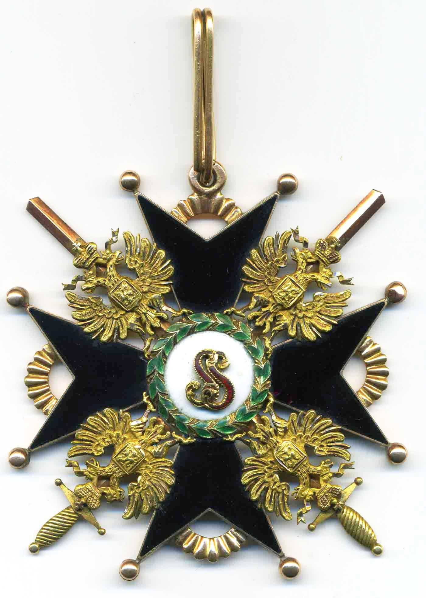 1st class Order of Saint Stanislaus made by Pavel Andreev workshop ПA.jpg