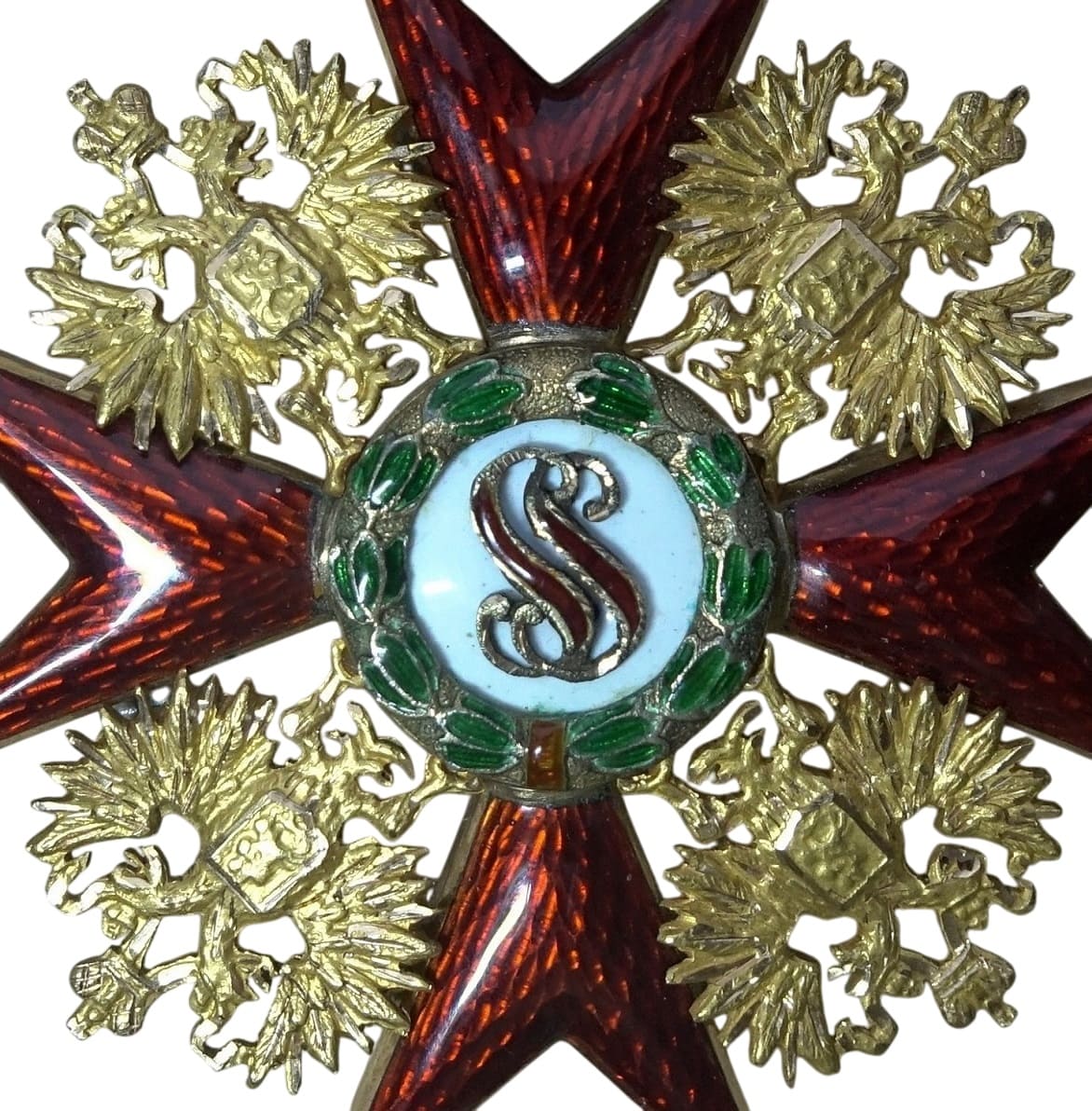 1st class Order of Saint Stanislaus  made by St. Petersburg workshop ГП .jpg