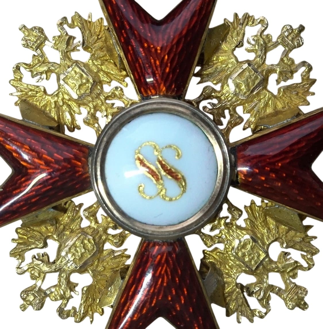 1st class Order of Saint Stanislaus made  by St. Petersburg workshop ГП.jpg