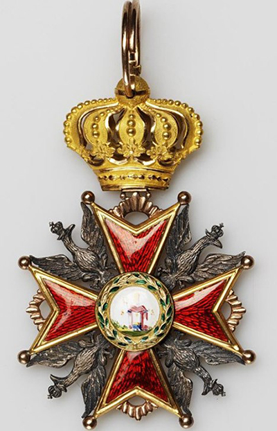 1st class Order of Saint Stanislaus Order Wojskowy Polski of Alexander I.jpg