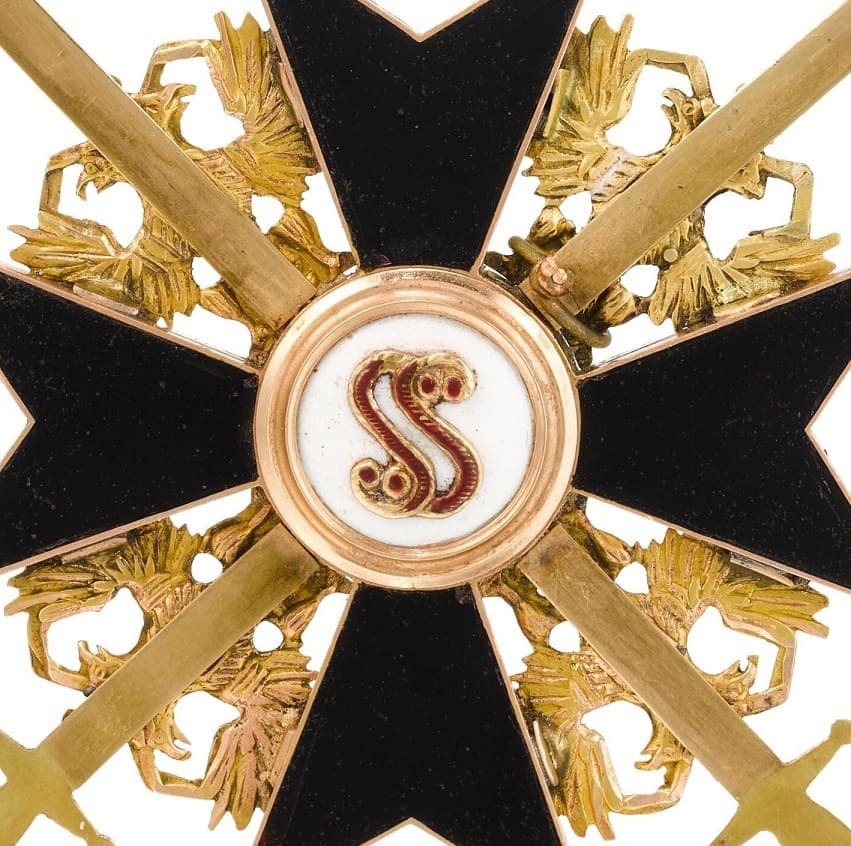 1st class Order of  Saint Stanislaus with Imperial Crown by Moscow workshop VM ВМ.jpg