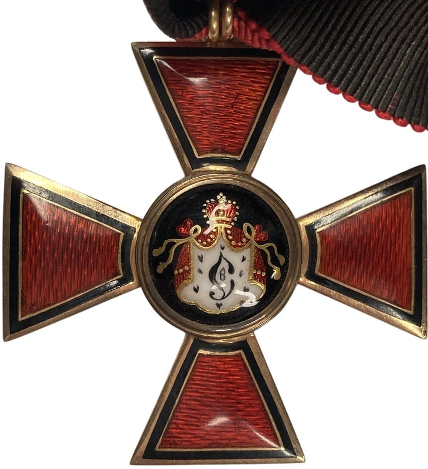 1st class Order of Saint Vladimir made by  St.Petersburg workshop AR..jpg