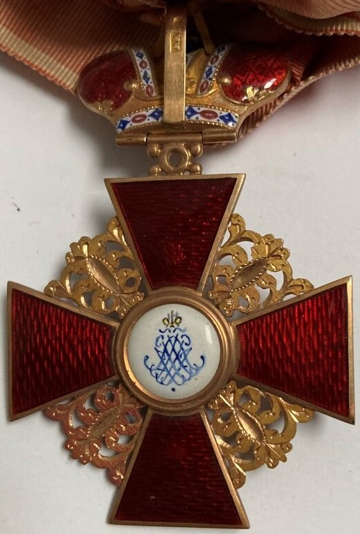 1st class  Order of St. Anne with Сrown.jpg