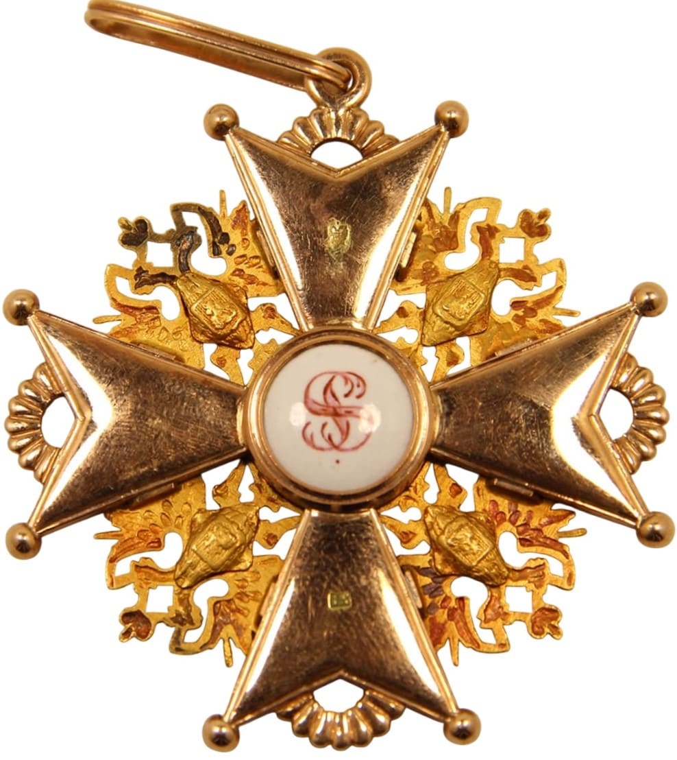 1st class  Order of St.Stanislaus made by Julius Keibel IK-Photoroom.jpg