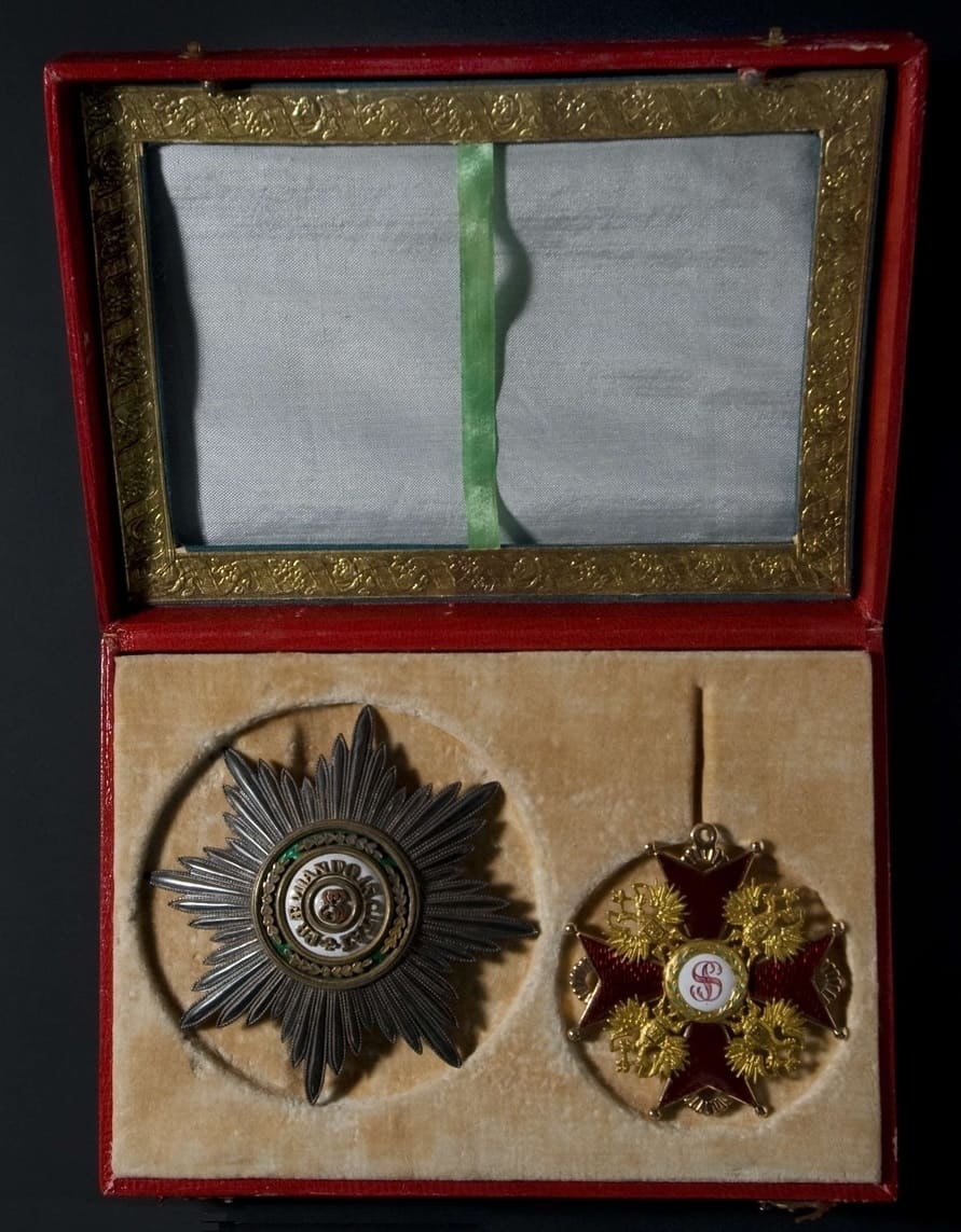 1st class Order of St.Stanislaus made by Wilhelm Keibel WK.jpg