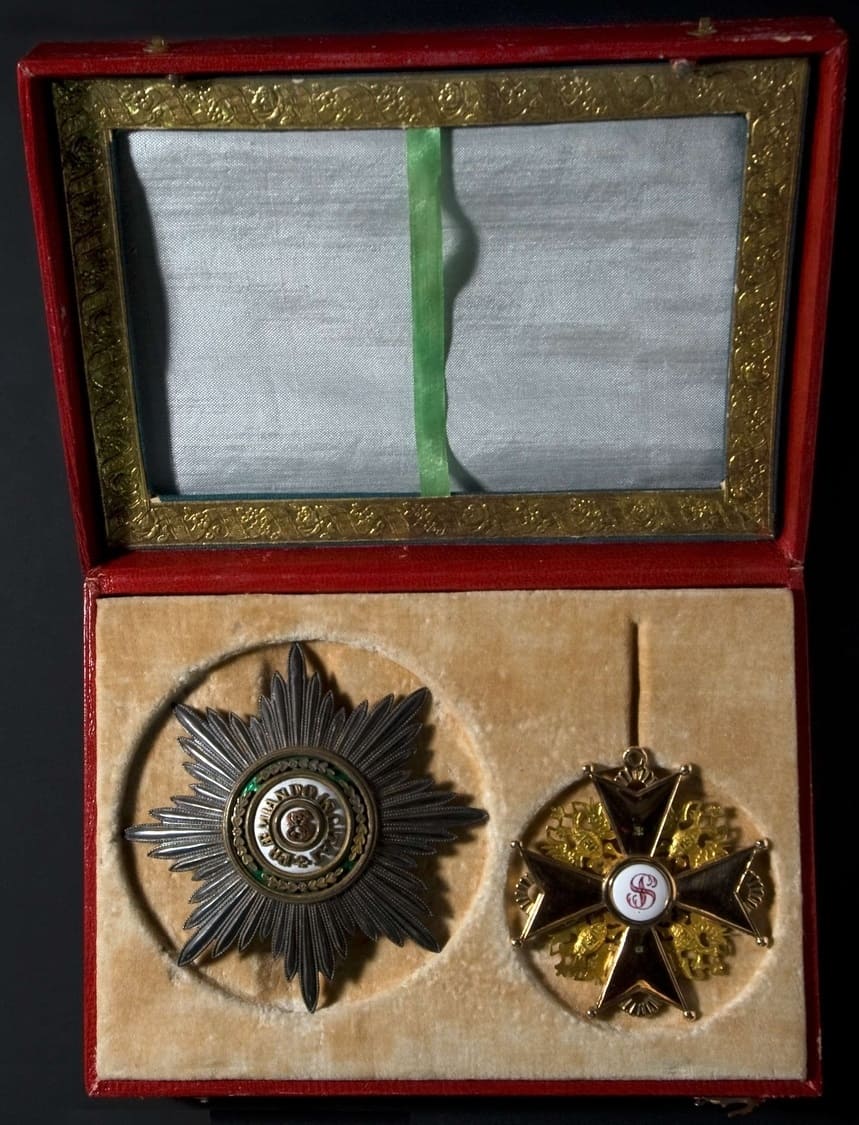 1st  class Order  of St.Stanislaus made by Wilhelm Keibel WK.jpg