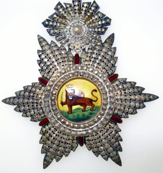 1st class order of the Lion and Sun  military division of the order made by Lemaitre.jpg