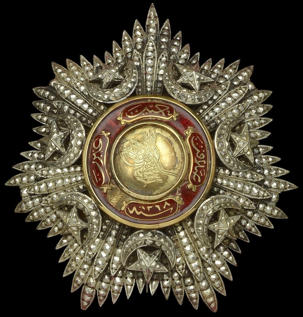 1st class Order of the Medjidie  awarded to Field Marshal Lord Grenfell in 1888.jpg