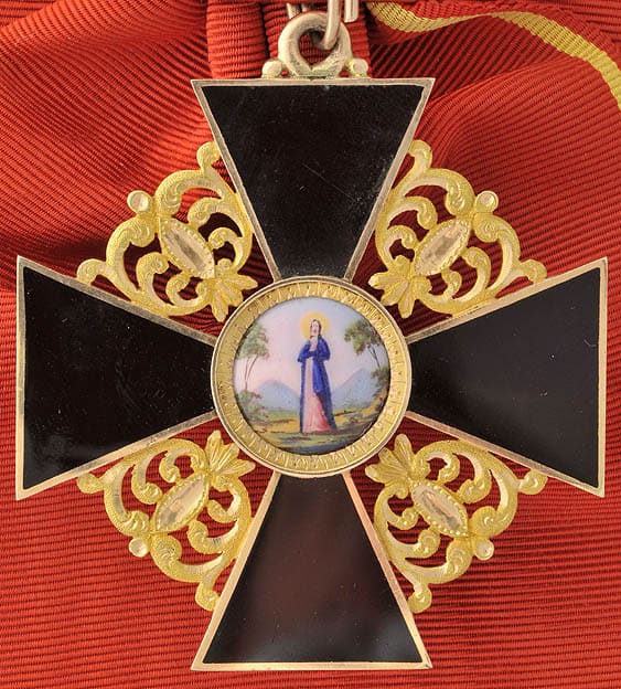 1st class Saint Anna order cross of black flat enamel.jpg