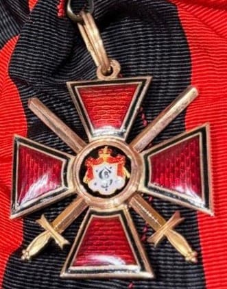 1st class Saint Vladimir order of French Marshal Joseph Joffre.jpg