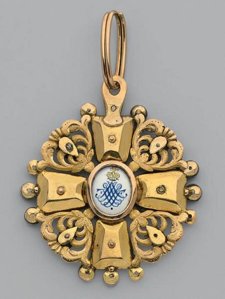 1st class St. Anna order awarded in  1829 to Major General Alexander Yakovlevich Fabre.jpg