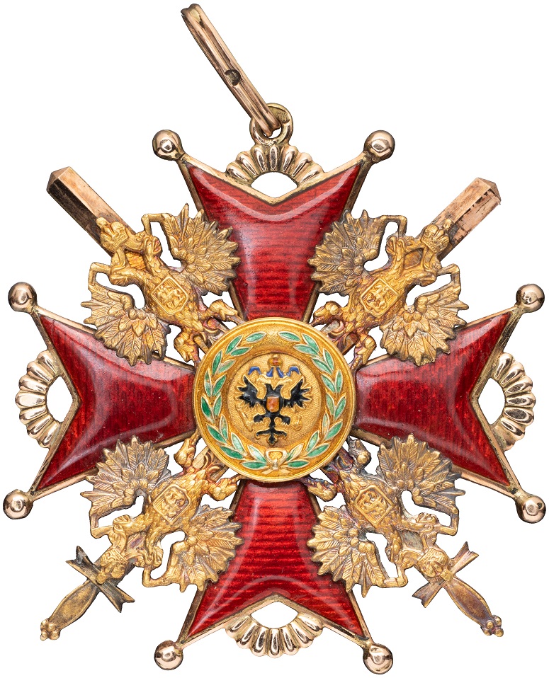 1st class St. Stanislaus Order  for Non-Christians with Swords made by Eduard.jpg