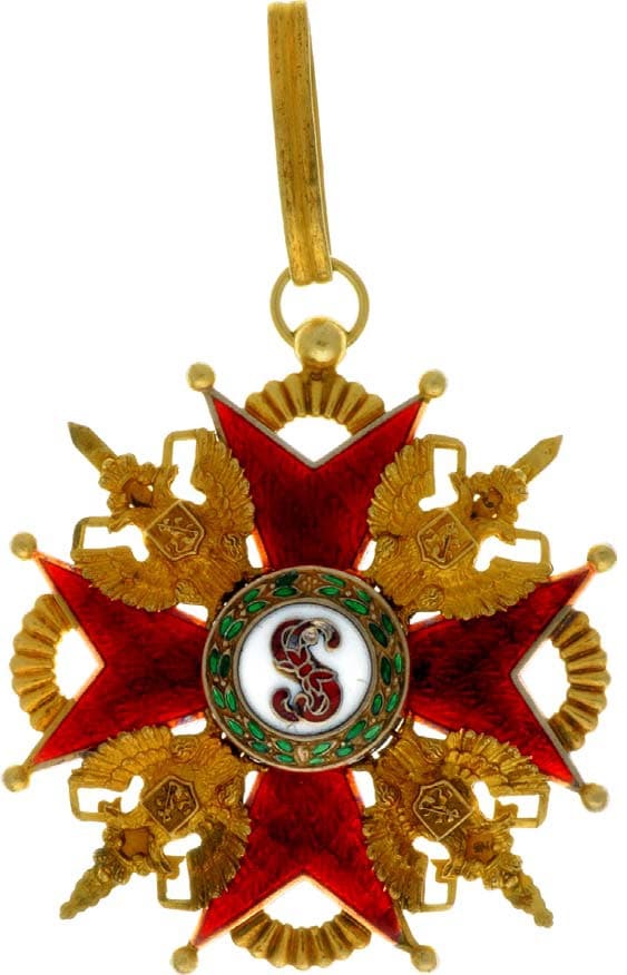 1st2nd class  cross with swords made in gilded silver by Chobillion.jpg