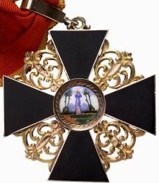 1st2nd class St. Anna order cross of black flat enamel from 1908+ time period.jpg