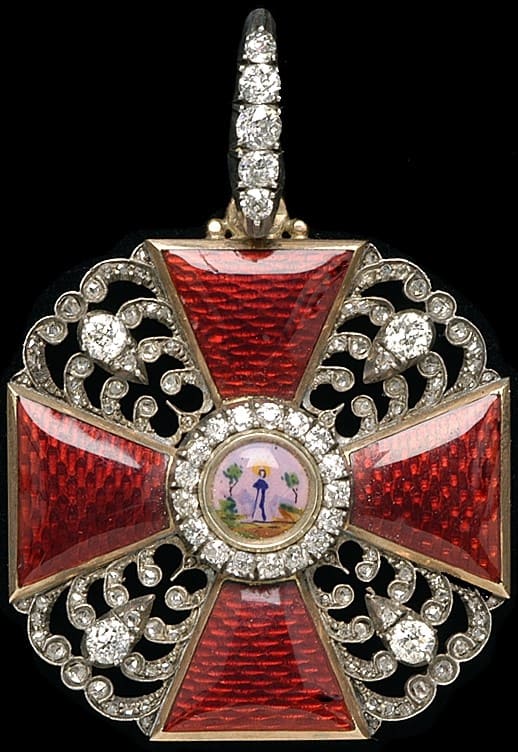 2nd class cross of Saint Anna order with diamonds ДО.jpg