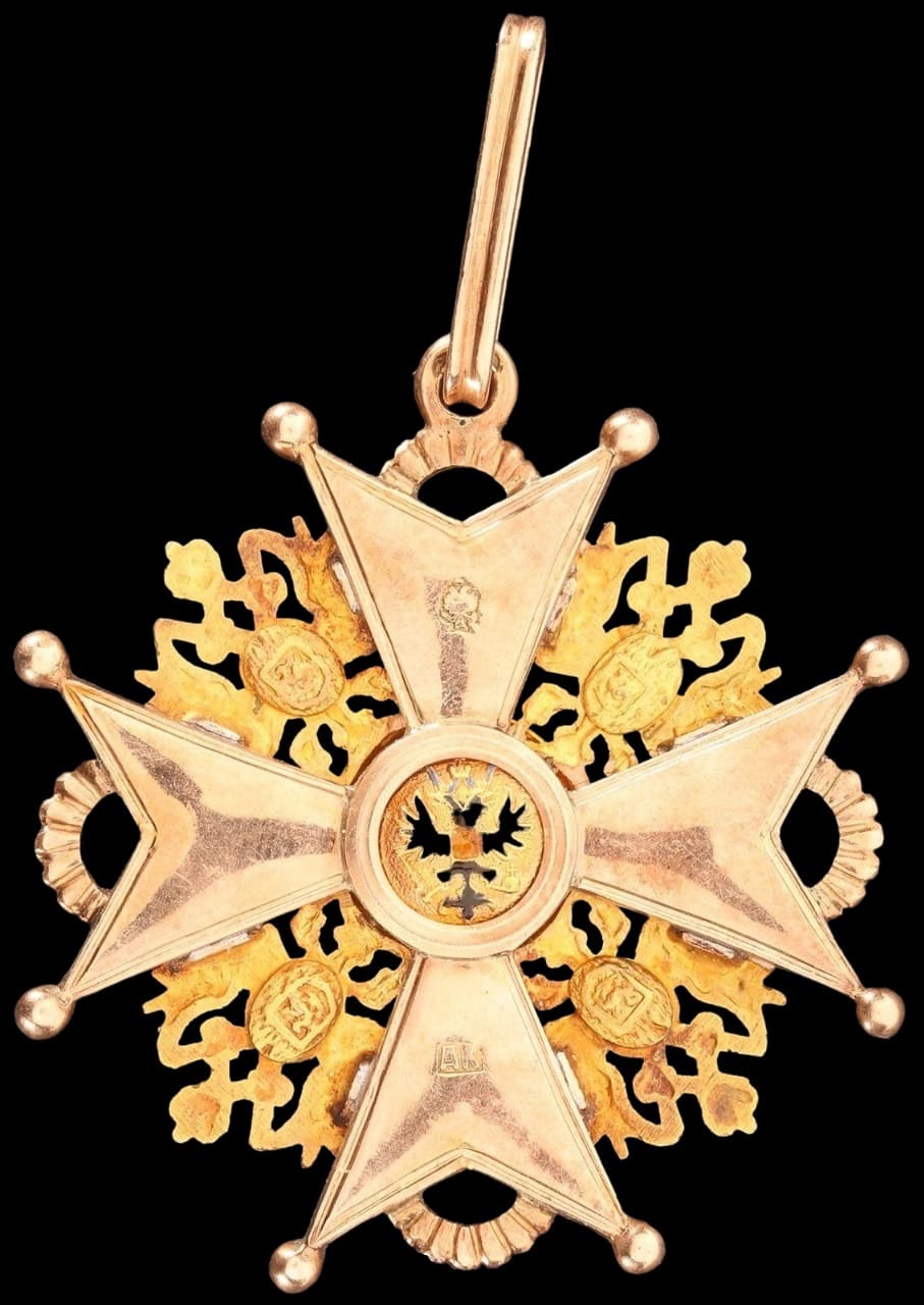 2nd class cross of St. Stanislaus  order for Non-Christians made by Albert Keibel workshop.jpg