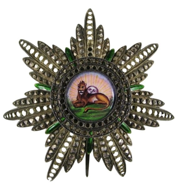 2nd class Lion and Sun order breast star made by  Wolfers.jpg