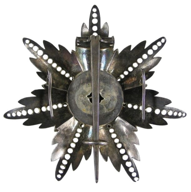 2nd class Lion and Sun order breast star made by Wolfers.jpg