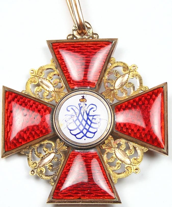 2nd  class Order of Saint Anna made by Ivan Vasilievich Osipov.jpg