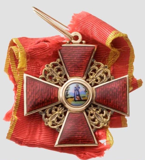 2nd class Order of Saint Anna of Lieutenant General von Porembsky.jpg