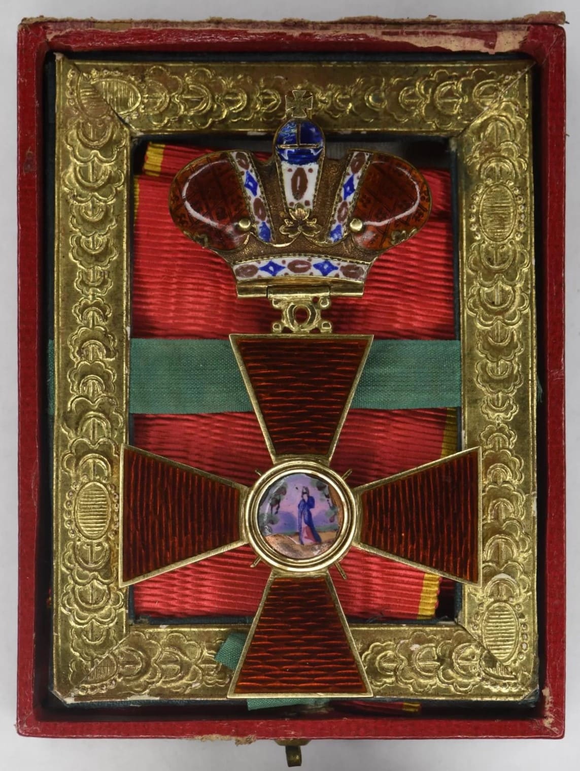2nd class Order  of Saint Anna with Imperial Crown made by Johann Wilhelm Keibel workshop.jpg