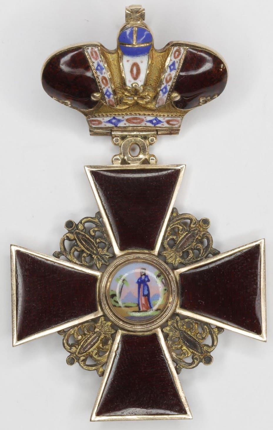 2nd class Order of Saint Anna with Imperial Crown made by Julius Keibel.jpg