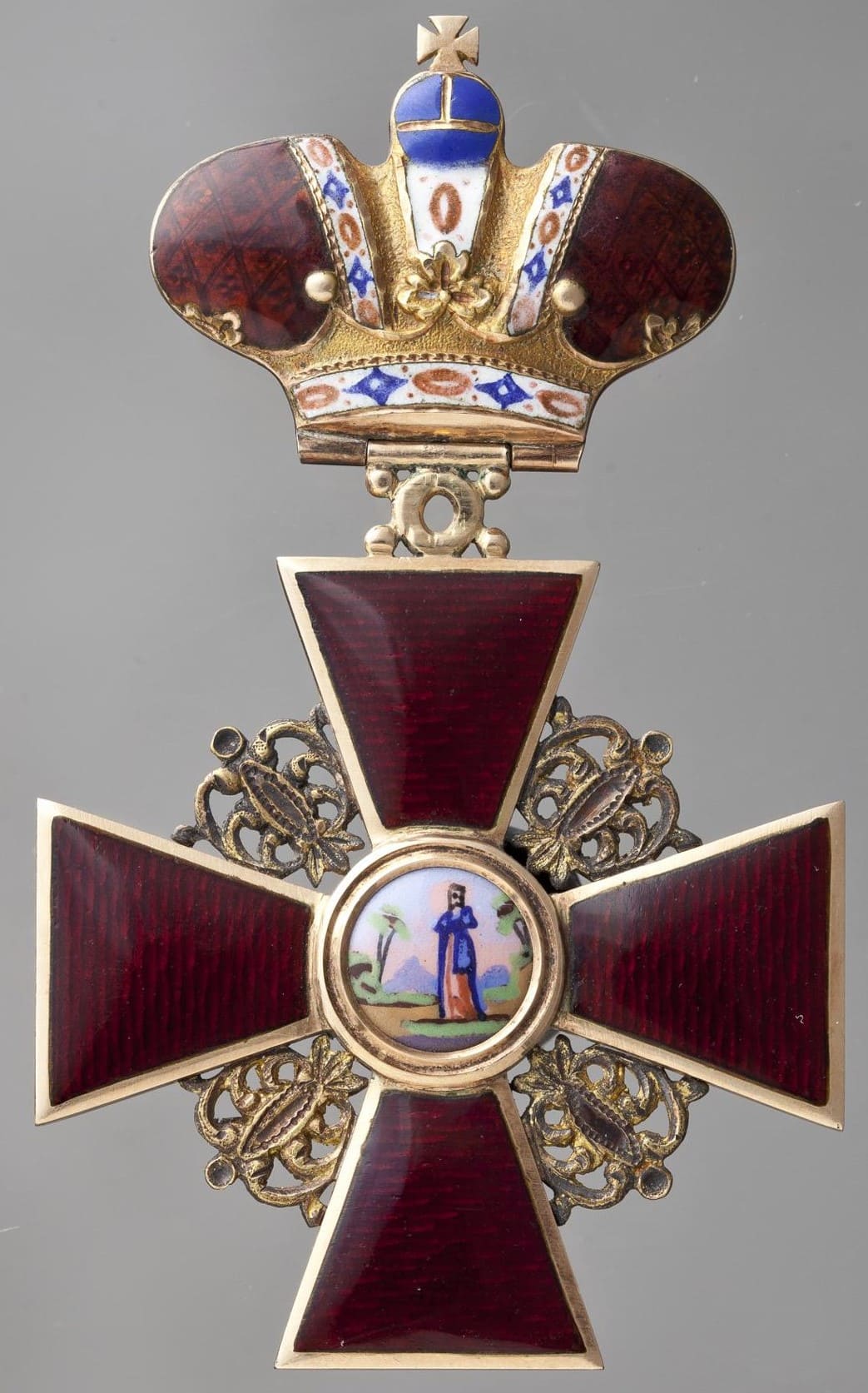 2nd class  Order of Saint Anna with Imperial Crown made by Julius Keibel.jpg