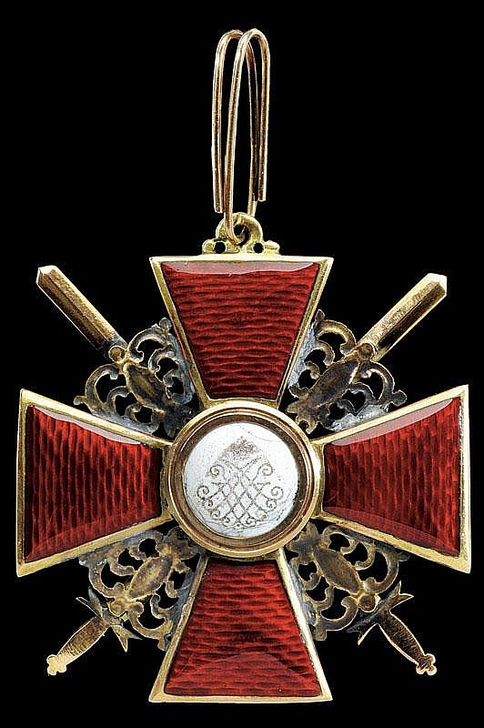 2nd  class Order of Saint Anna with Swords made in gold by Eduard.jpg