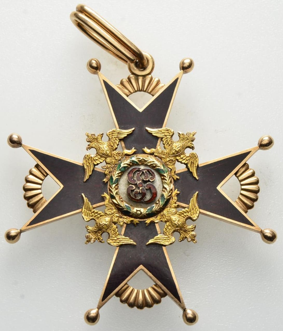 2nd class Order  of Saint Stanislaus made by Karl Shubert KS workshop.jpg