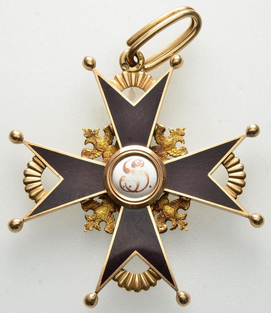 2nd class Order   of Saint Stanislaus made by Karl Shubert KS workshop.jpg
