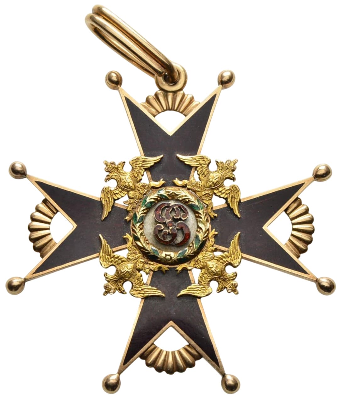 2nd class Order  of Saint Stanislaus made by Karl Shubert KS workshop.jpg